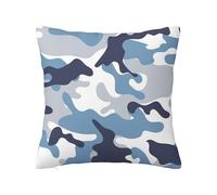 Anceky Copricuscini decorativi multicolori, colori tenui astratti surreali, morbidi copricuscini per divano a doppia faccia per cuscini divano soggiorno arredamento per la casa, blu 24 x 24 pollici