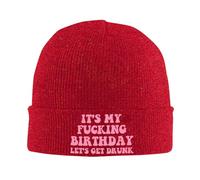 Anceky È Il Mio fottuto Compleanno, Berretto Invernale Lavorato a Maglia per Uomo e Donna.