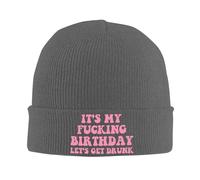 Anceky È Il Mio fottuto Compleanno, Berretto Invernale Lavorato a Maglia per Uomo e Donna.