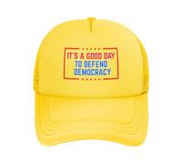 Anceky È Un Buon Giorno per difendere la democrazia, Berretto da Baseball Regolabile per Uomo e Donna