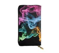 Anceky Elegante e colorato portafoglio lungo da donna, grande capacità in pelle PU con più scomparti per carte, porta carte di credito, pochette, organizer per carte di credito, monete e banconote.