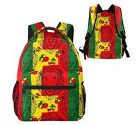 Anceky Elegante zaino da pendolare Judah Rasta Jamaica Reggae Lion Painting, Lightwe