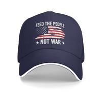 Anceky Feed The PeopleWar Hat Anti 47 Protest Baseball cap