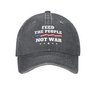 Anceky Feed The PeopleWar Hat Anti 47 Protest Retro Cotton cap