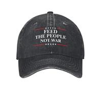 Anceky Feed The PeopleWar Hat Anti 47 Protest Retro Cotton cap