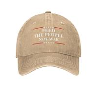Anceky Feed The PeopleWar Hat Anti 47 Protest Retro Cotton cap