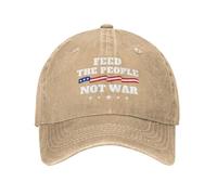 Anceky Feed The PeopleWar Hat Anti 47 Protest Retro Cotton cap