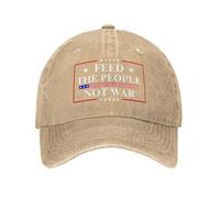Anceky Feed The PeopleWar Hat Anti 47 Protest Retro Cotton cap