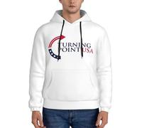Anceky Felpa con Cappuccio e Tasche da Uomo Turning Point USA TPUSA