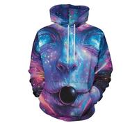 Anceky Felpe con Cappuccio Aliens G-alaxy Fashion, Felpe con Cappuccio Larghe, Felpe con Tasche per Unisex