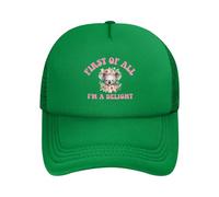 Anceky First of all I'm A Delight Cappelli Uomo Donna Cappellini da Baseball in Rete