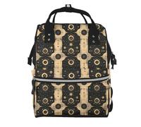 Anceky Forme di geometria sacra (1) Per borsa fasciatoio impermeabile, zaino per mamma, borsa da viaggio per uomo e donna
