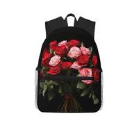 Anceky Fotografia di un bouquet di rose miste. Zaino compatto e casual, zaino da viaggio unisex.