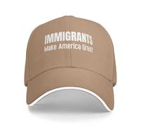 Anceky Gli immigrati Rendono Grande l'America Cappello Immigrazione Keep The America Cappello da Camionista Berretto da Baseball per papà