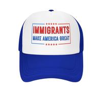 Anceky Gli immigrati Rendono Grande l'America Cappello Immigrazione Keep The America Cappello da Camionista Berretto da Baseball per papà