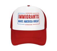 Anceky Gli immigrati Rendono Grande l'America Cappello Immigrazione Keep The America Cappello da Camionista Berretto da Baseball per papà