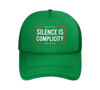 Anceky Il Silenzio è complicità Cappelli Cappellino da Baseball Cappellino da Camionista Uomo Donna