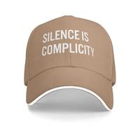 Anceky Il Silenzio è complicità - Cappellino da Baseball per Uomo e Donna