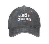 Anceky Il Silenzio è complicità Cappello Liberal Democratico libertà Uguaglianza Diritti Cappello di Cotone