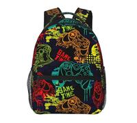 Anceky Joystick da gioco Game Time Zaini da viaggio per laptop Zaino leggero Zaino di grande capacità Borse per notebook Borsa da lavoro per yoga Spiaggia Escursionismo