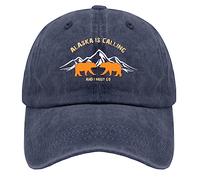 Anceky L'Alaska Mi Chiama e Devo Andare. Cappello da papà, Cappello Divertente per Donne.