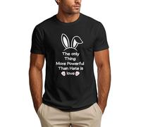 Anceky L'unica Cosa più Potente dell'odio è L'Amore - Maglietta da Uomo