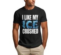 Anceky Maglietta Anti-Ghiaccio da Uomo Mi Piace Il Mio Ghiaccio tritato