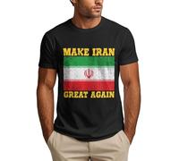 Anceky Maglietta da Uomo Make Iran Great Again - Supporta la libertà