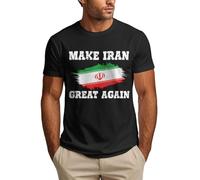 Anceky Maglietta da Uomo Make Iran Great Again - Supporta la libertà