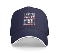 Anceky Mi servirà Un' Birra per mandare Giù Questa. Cappellino da Baseball per Uomo e Donna, a Tema Il 4 luglio