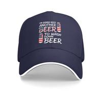 Anceky Mi servirà Un' Birra per mandare Giù Questa. Cappellino da Baseball per Uomo e Donna, a Tema Il 4 luglio