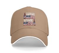 Anceky Mi servirà Un' Birra per mandare Giù Questa. Cappellino da Baseball per Uomo e Donna, a Tema Il 4 luglio