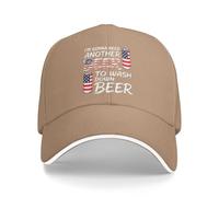 Anceky Mi servirà Un' Birra per mandare Giù Questa. Cappellino da Baseball per Uomo e Donna, a Tema Il 4 luglio