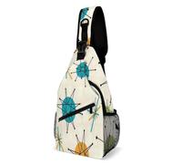 Anceky Mid Atomic Stars s Century Sling Bags per uomo e donna, zaino a tracolla, zaino a tracolla.