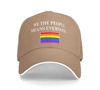 Anceky Noi Il Popolo Significa Tutti, Cappellino da Baseball LGBTQ Pride