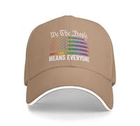 Anceky Noi Il Popolo Significa Tutti, Cappellino da Baseball LGBTQ Pride