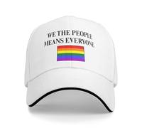 Anceky Noi Il Popolo Significa Tutti, Cappellino da Baseball LGBTQ Pride