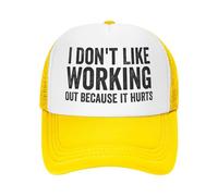 Anceky Non Mi Piace Lavorare perché Fa Male, Berretto da Baseball Unisex con Scritta Sandwich per Uomo e Donna