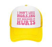 Anceky Non Mi Piace Lavorare perché Fa Male, Berretto da Baseball Unisex con Scritta Sandwich per Uomo e Donna