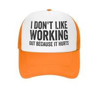 Anceky Non Mi Piace Lavorare perché Fa Male, Berretto da Baseball Unisex con Scritta Sandwich per Uomo e Donna