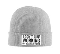 Anceky Non Mi Piace Lavorare perché Fa Male. Berretto Invernale Lavorato a Maglia per Uomo e Donna.