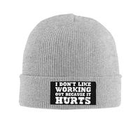 Anceky Non Mi Piace Lavorare perché Fa Male. Berretto Invernale Lavorato a Maglia per Uomo e Donna.