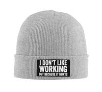 Anceky Non Mi Piace Lavorare perché Fa Male. Berretto Invernale Lavorato a Maglia per Uomo e Donna.