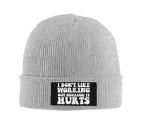 Anceky Non Mi Piace Lavorare perché Fa Male. Berretto Invernale Lavorato a Maglia per Uomo e Donna.