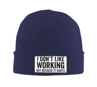 Anceky Non Mi Piace Lavorare perché Fa Male. Berretto Invernale Lavorato a Maglia per Uomo e Donna.