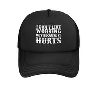 Anceky Non Mi Piace Lavorare perché Fa Male. Cappello da Baseball Regolabile.