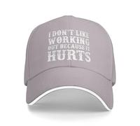 Anceky Non Mi Piace Lavorare perché Fa Male. Cappello da Baseball Regolabile.