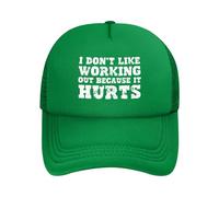 Anceky Non Mi Piace Lavorare perché Fa Male. Cappello da Baseball Regolabile.