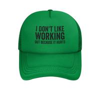 Anceky Non Mi Piace Lavorare perché Fa Male. Cappello da Baseball Regolabile.