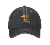 Anceky Parlo con Dio e Mi Faccio Gli Affari Miei Cappello Divertente Cristiano retrò